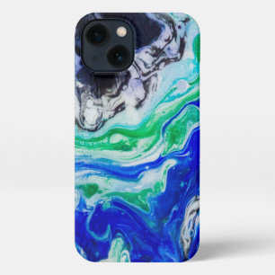 The flow of the River abstract painting iPhone 13 Case