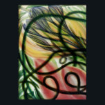 The Flower and Fruit by Georgiana Houghton Poster<br><div class="desc">Date: 1861. The Flower and Fruit of Henry Lenny by British artist Georgiana Houghton (1814-1884) developed skills as a medium and attributed her abstract art to spirits.</div>