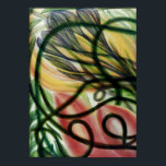 The Flower and Fruit by Georgiana Houghton Poster<br><div class="desc">Date: 1861. The Flower and Fruit of Henry Lenny by British artist Georgiana Houghton (1814-1884) developed skills as a medium and attributed her abstract art to spirits.</div>