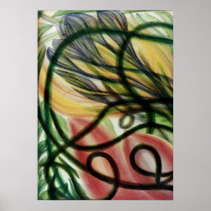 The Flower and Fruit by Georgiana Houghton Poster