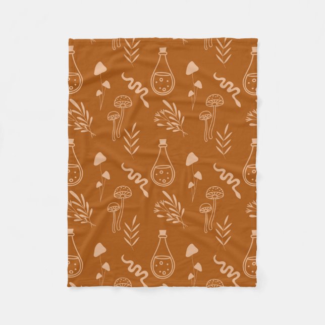 The Flower Bowl Fleece Blanket (Front)