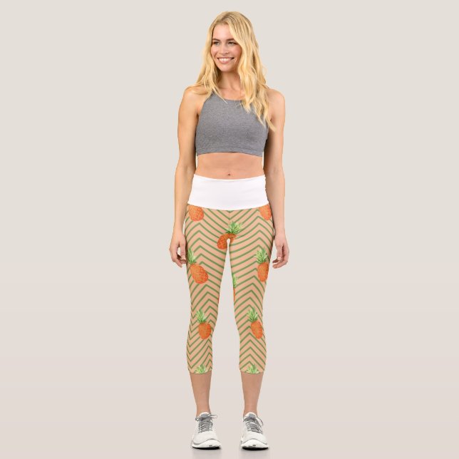 The Flower Carrier Capri Leggings (Front)