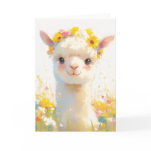 The Flower Crowned Alpaca