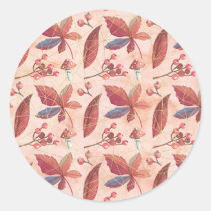 The Flower Fields Classic Round Sticker