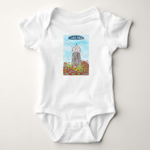 The Flower Fields of Carlsbad California Baby Bodysuit
