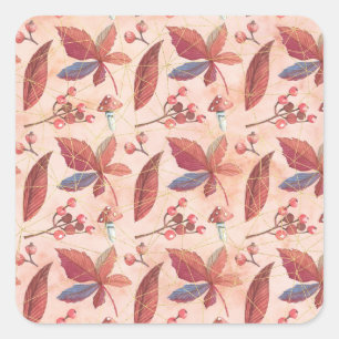 The Flower Fields Square Sticker