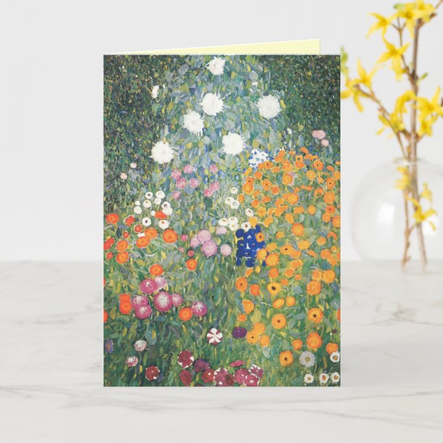 The Flower Garden Card (Yellow Flower)