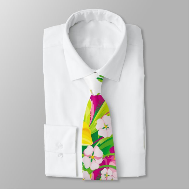 The Flower Garden Tie (Tied)