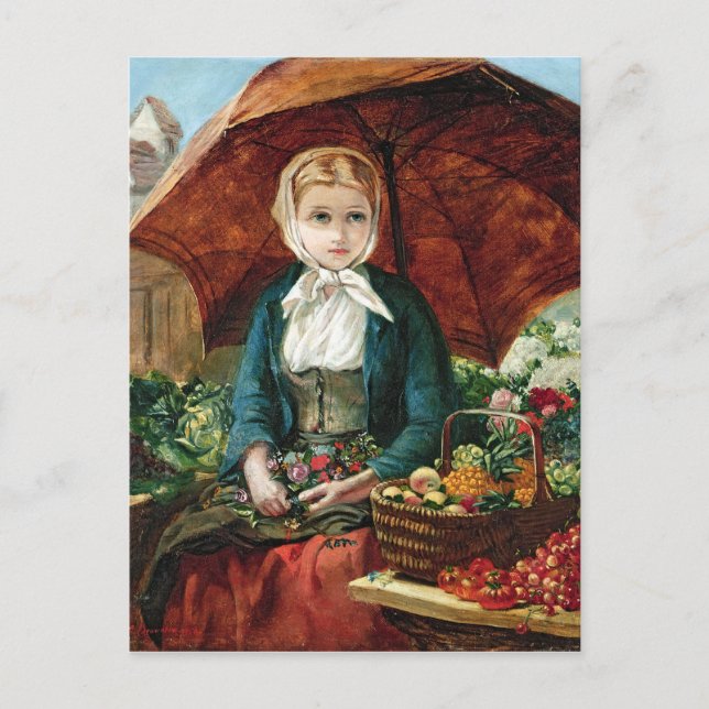 The Flower Girl Postcard (Front)