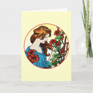 The Flower Maid Card