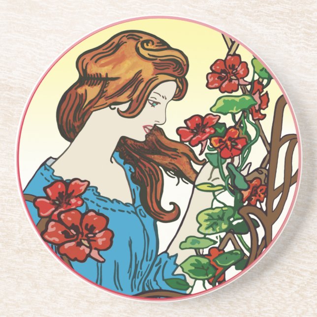 The Flower Maid Coaster (Front)