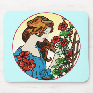 The Flower Maid Mouse Mat