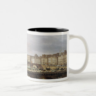 The Flower Market, 1832 Two-Tone Coffee Mug
