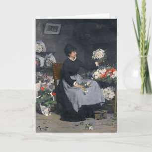 The Flower Merchant   Victor Gabriel Gilbert Card