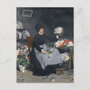 The Flower Merchant   Victor Gabriel Gilbert Postcard