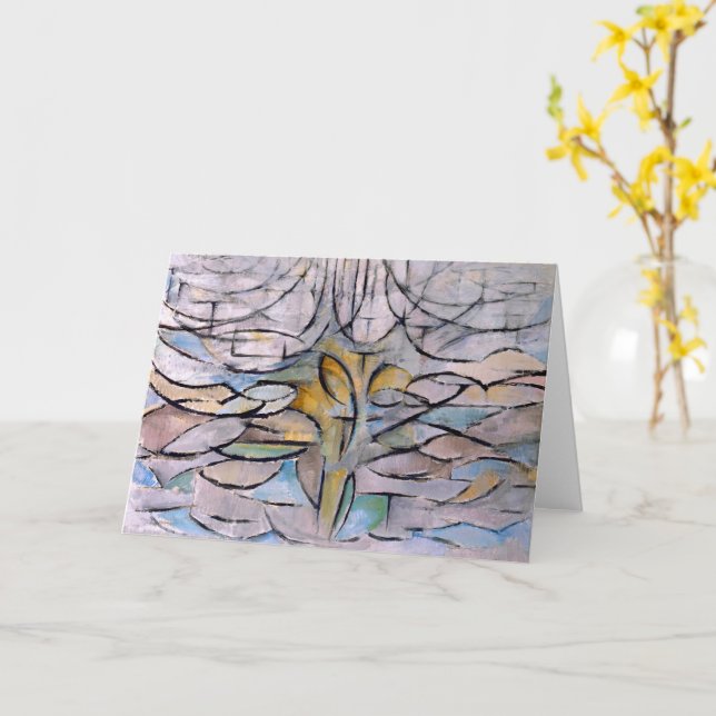 The Flowering Apple Tree - Piet Mondrian - Card (Yellow Flower)