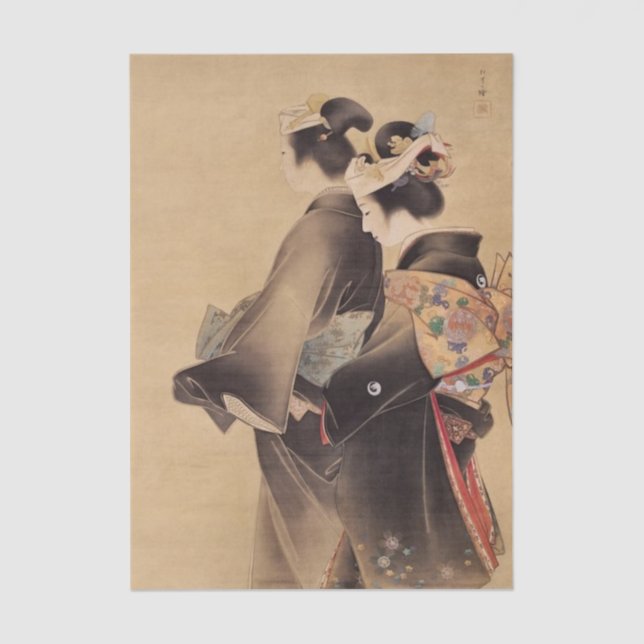 The Flowers of Life by Uemura Shoen Tissue Paper (Front)