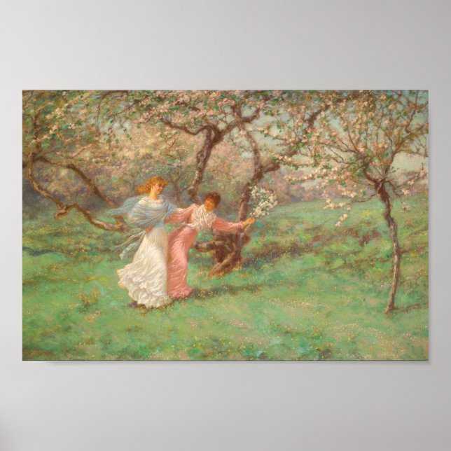 The Flowers Of May by William John Hennessy Poster (Front)