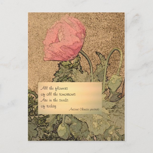 The Flowers of Tomorrow Postcard (Front)