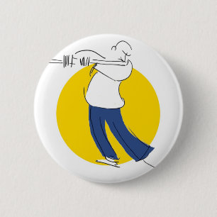 the fluet 6 cm round badge