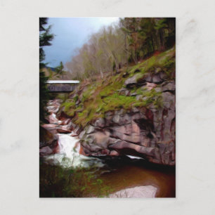The Flumes, Franconia's Notch, NH Postcard