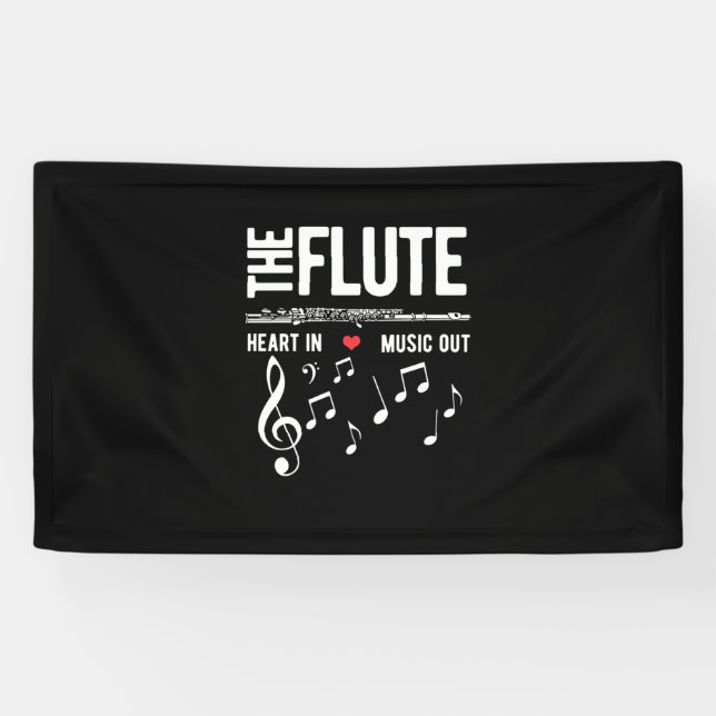 The Flute Heart In Music Out Banner (Horizontal)