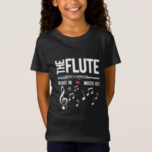 The Flute Heart In Music Out T-Shirt