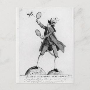 The Fly Catching Macaroni Postcard