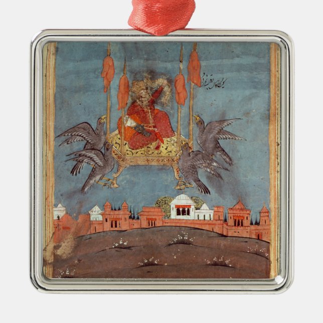 The Flying Carpet Metal Tree Decoration (Front)