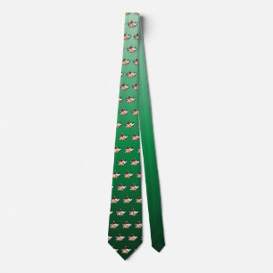 The Flying Christmas Pig Neck Tie