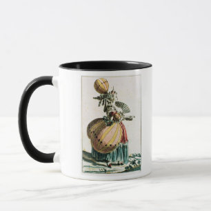 The Flying Coquette, c.1784 (colour engraving) Mug