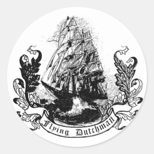 The Flying Dutchman Classic Round Sticker