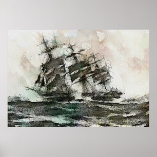 The Flying Dutchman Poster