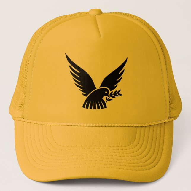 The Flying Feather Trucker Hat (Front)