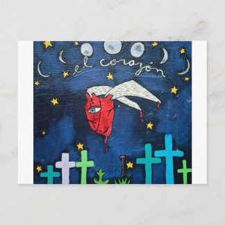 The Flying Heart Postcard