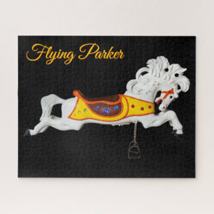 The Flying Mane, Parker Carousel Horse Jigsaw Puzzle
