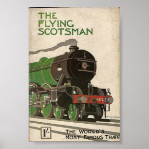 The Flying Scotsman vintage poster