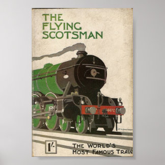 The Flying Scotsman vintage poster