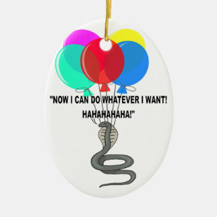 The Flying Snake Ceramic Tree Decoration