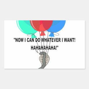 The Flying Snake Rectangular Sticker