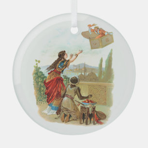 The Flying Trunk Glass Tree Decoration