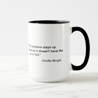 The Flyopia.com Wright Turbine Flyer and Quote Mug
