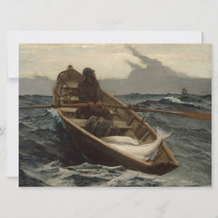 The Fog Warning (by Winslow Homer) Card