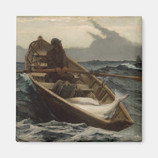 The Fog Warning (by Winslow Homer) Magnet (Front)
