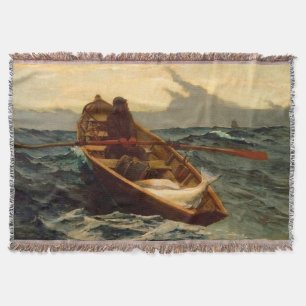 The Fog Warning Winslow Homer 1885 Throw Blanket