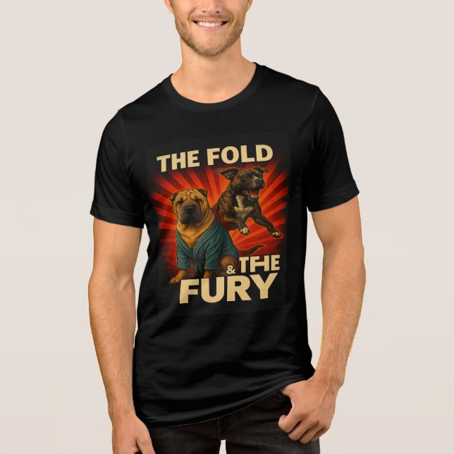 The Fold & The Fury Tri-Blend Shirt (Front)