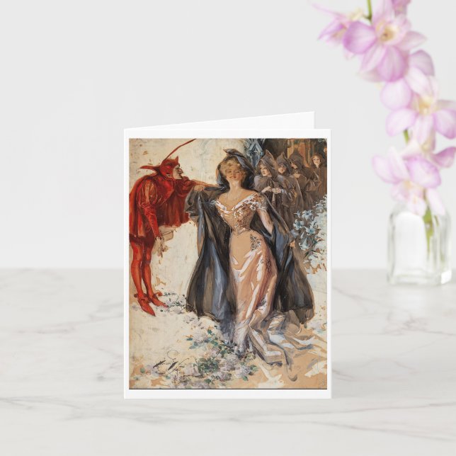 The Followers, Harrison Fisher Card (Orchid)