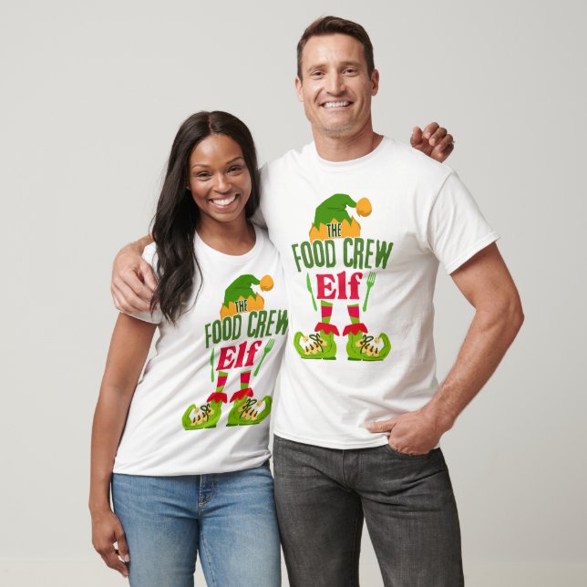 The FOOD CREW Funny Elf Christmas - Unisex T-Shirt (Unisex)