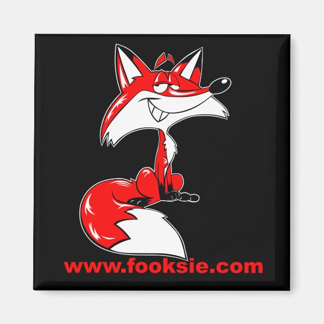 The Fooksie Mascot magnet (Front)