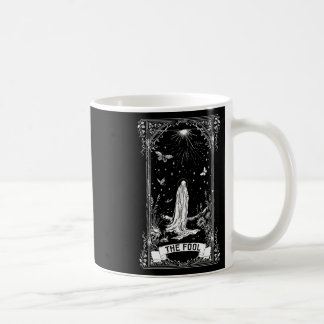The Fool Ghost Cottagecore Tarot Card Major Arcana Coffee Mug